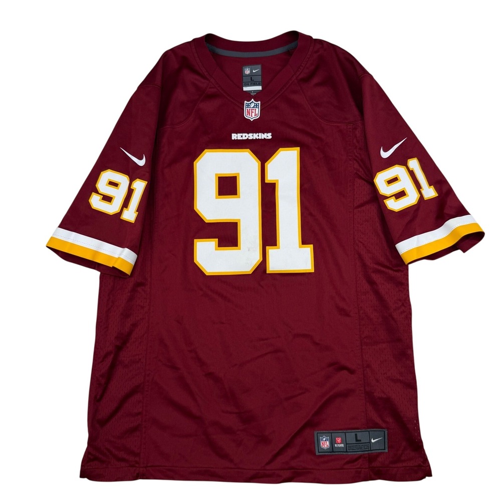 Nike Ryan Kerrigan Jersey Men L Burgundy Redskins 91 Football 472815-677